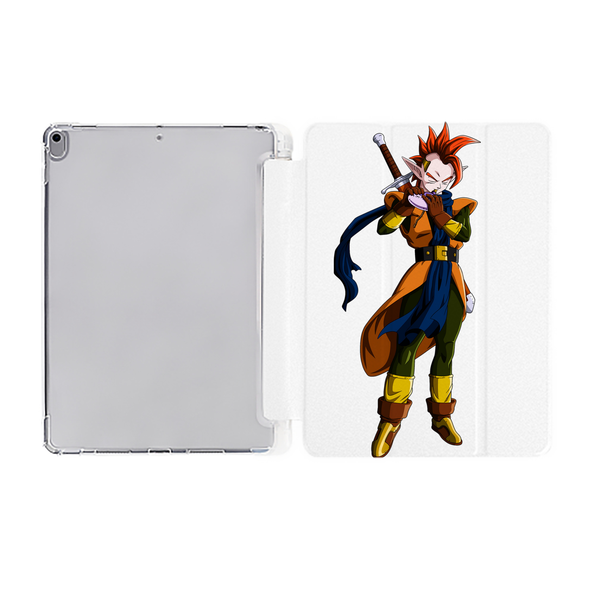（画像用） ドラゴンボール DRAGON BALL IPad ケース ペン収納付き 三つ折りスタンド PUレザー×シリコン 対応機種9.5/10.5/10.9インチ